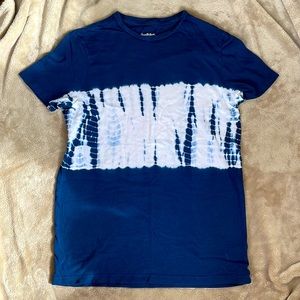 Goodfellow, Bule and white Tie-dye tee